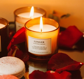 sheniqua scented candles in introaducing a new and limited edition scented canldes ginger and lavender